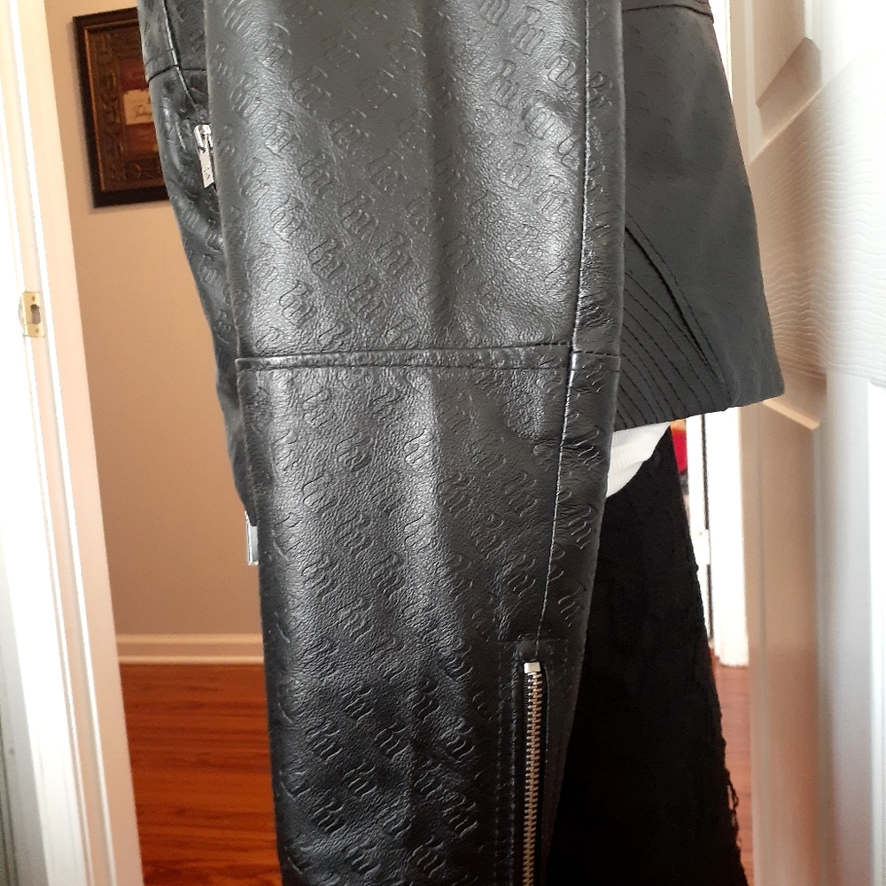 Ladies Rocawear leather jacket Rocawear print - Picture 4 of 12